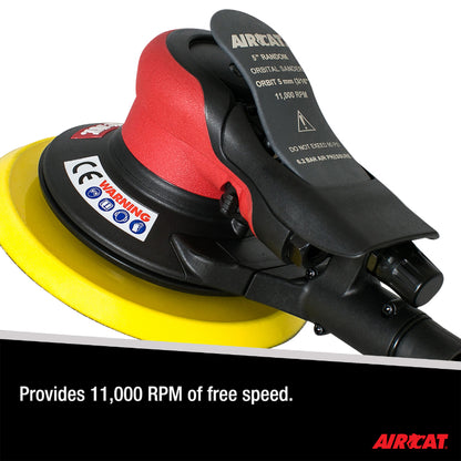 AIRCAT 6700-5-336CV: Central Vac Orbital Palm Sander 11,000 RPM