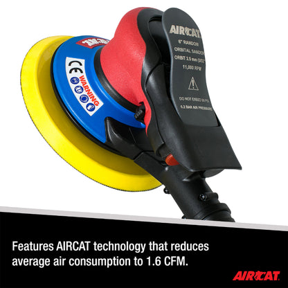 AIRCAT 6700-6-332SV: Orbital Palm Sander Self Vacuum 11,000 RPM