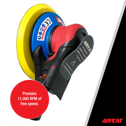 AIRCAT 6700-6-332SV: Orbital Palm Sander Self Vacuum 11,000 RPM