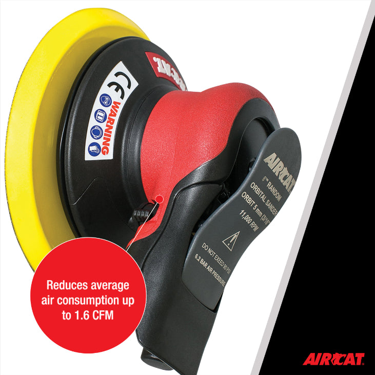 AIRCAT 6700-6-336 6"" Non Vac Orbital Palm Sander