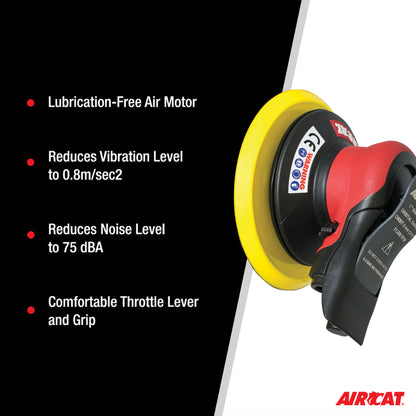 AIRCAT 6700-6-336 6"" Non Vac Orbital Palm Sander