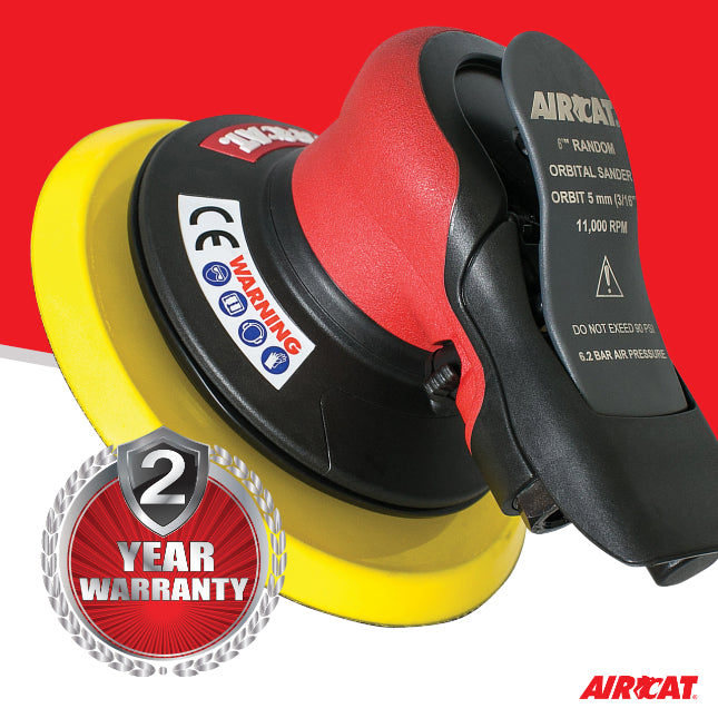 AIRCAT 6700-6-336 6"" Non Vac Orbital Palm Sander