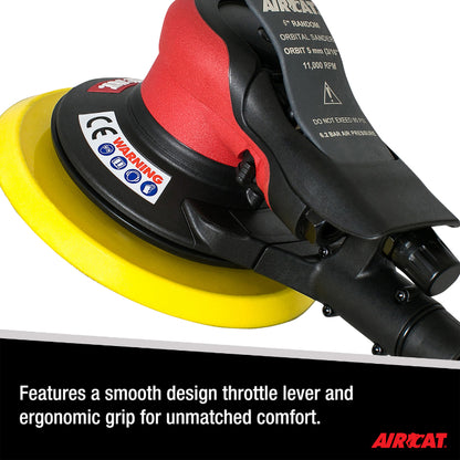 AIRCAT 6700-6-336CV: Central Vacuum Orbital Palm Sander 11,000 RPM