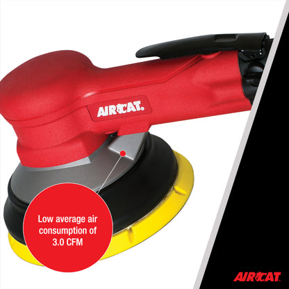 AirCAT 6700-6GCV 6" Central Vacuum Geared Sander
