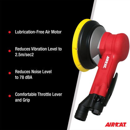AirCAT 6700-6GCV 6" Central Vacuum Geared Sander