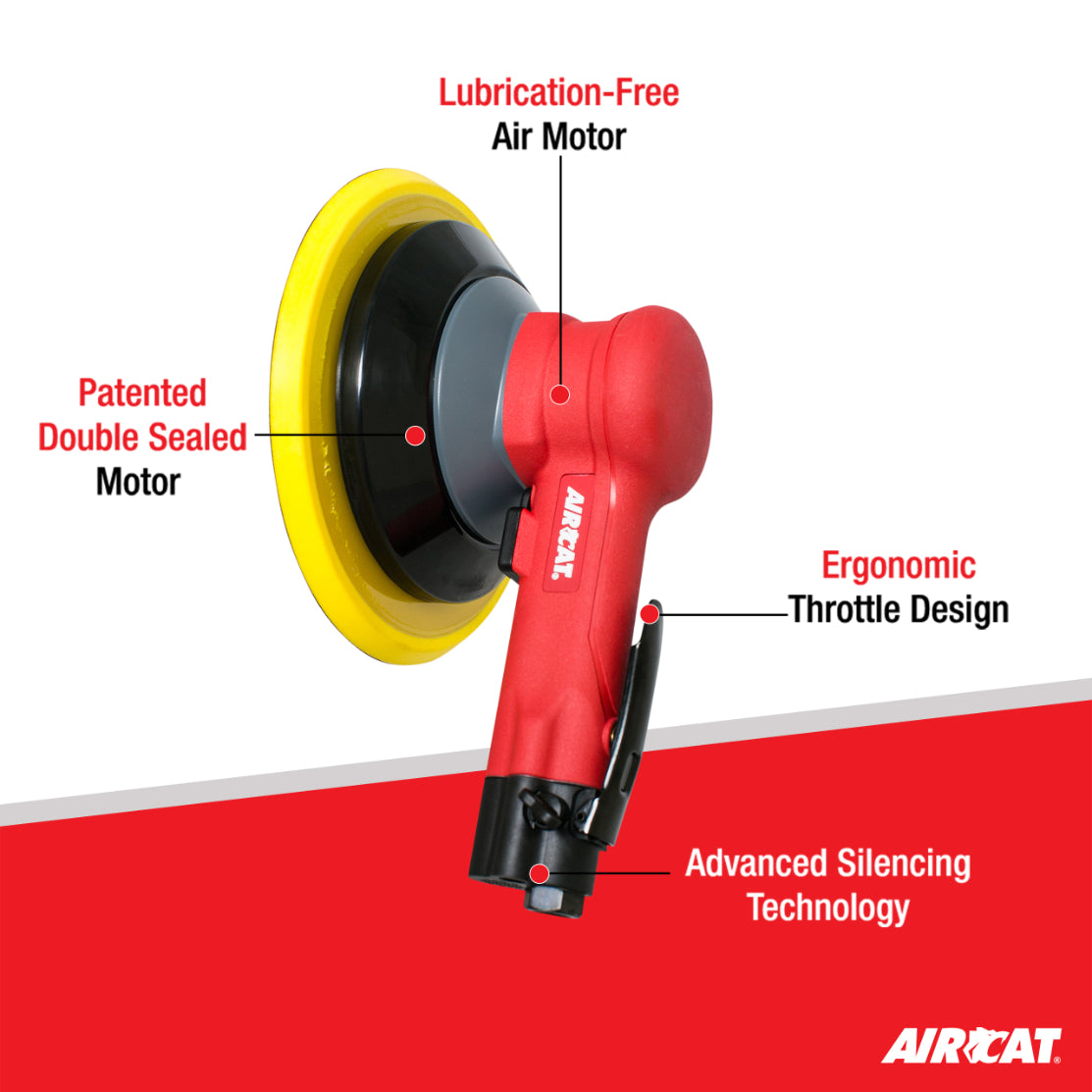 AirCAT 6700-8G 8"" Geared Sander