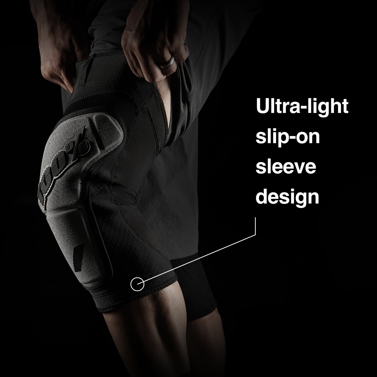 RIDECAMP Knee Guards Black/Grey - M