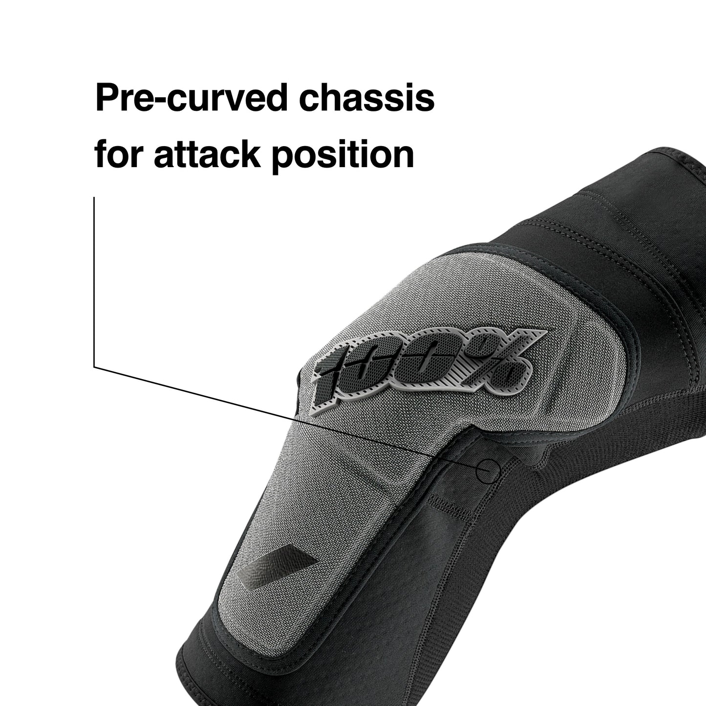 RIDECAMP Knee Guards Black/Grey - M