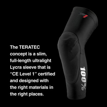 TERATEC Knee Guards Black - L