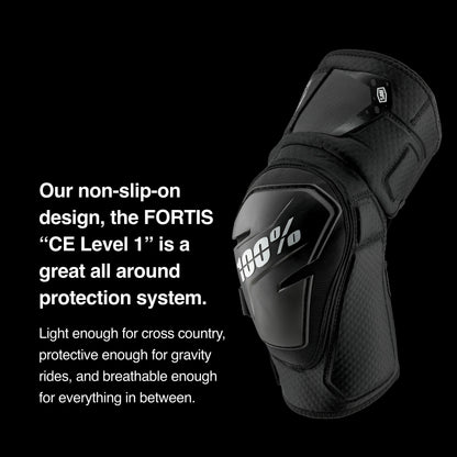 FORTIS Knee Guards Black - S/M