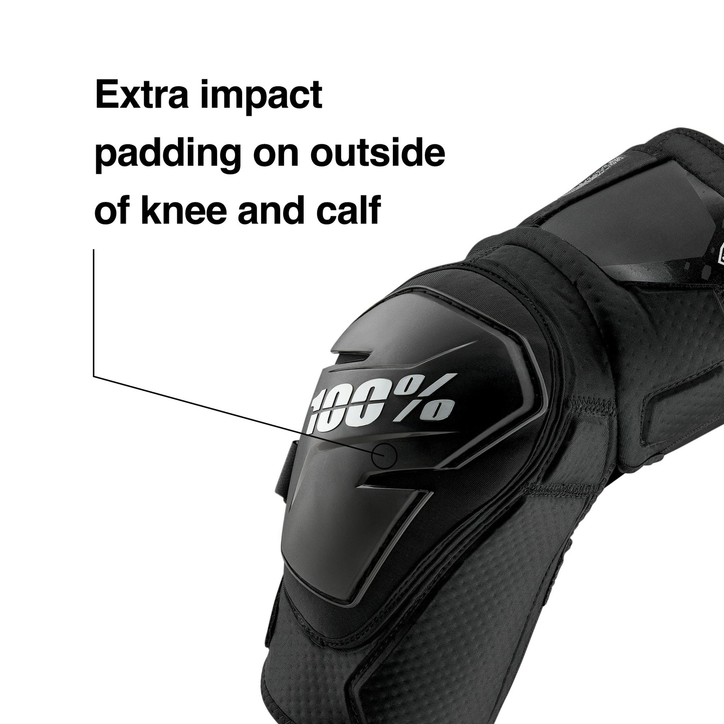 FORTIS Knee Guards Black - L/XL
