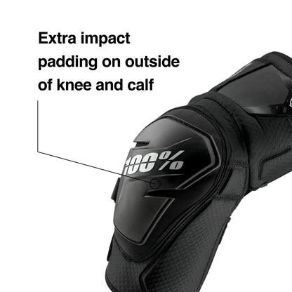 FORTIS Knee Guards Black - L/XL