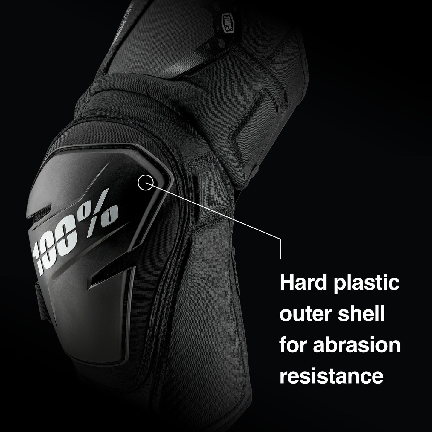 FORTIS Knee Guards Black - L/XL
