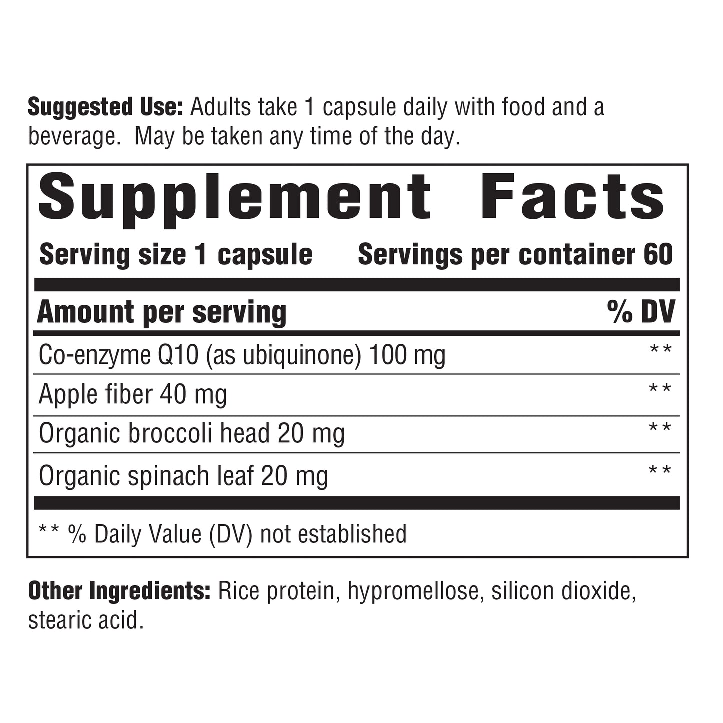 INNATE Response Formulas, CoQ10 100 mg, Energy Support Formula, 60 Capsules (60 Servings)