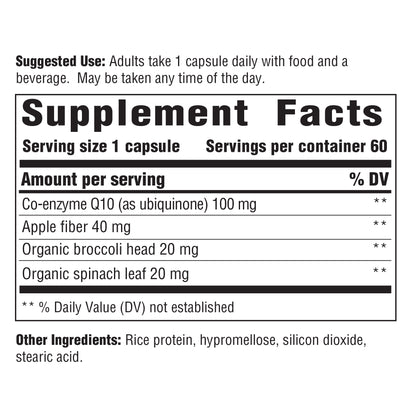 INNATE Response Formulas, CoQ10 100 mg, Energy Support Formula, 60 Capsules (60 Servings)