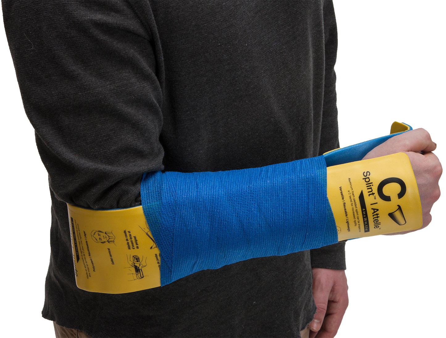 Adventure Medical Kits C-Splint for Fractured Limbs, 4 x 36 in