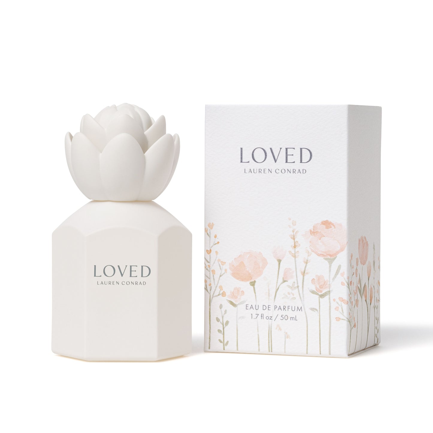 Scent Beauty Loved Eau de Parfum by Lauren Conrad - Fragrance for Women - Feminine, Floral Scent with Notes of Citrus, White Tea, Jasmine, and Peony - 1.7 Fl Oz