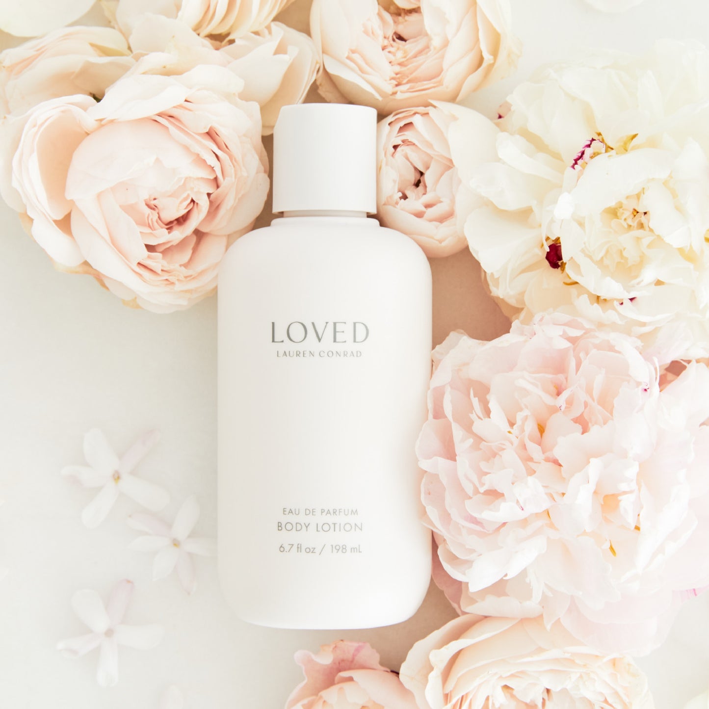 Scent Beauty Loved Body Lotion by Lauren Conrad - Moisturizing Hand and Body Cream for Women - Feminine, Floral Scent with Notes of Citrus, White Tea, Jasmine, and Peony - 6.8 Fl Oz