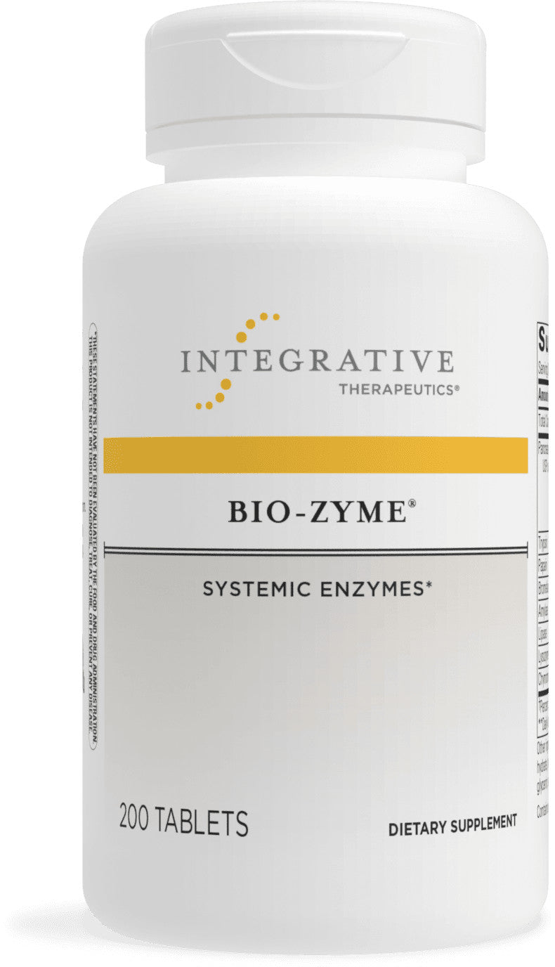 Integrative Therapeutics Bio-Zyme - Systemic Enzymes* - Full-Strength Pancreatic Enzyme Complex to Support Digestive Health* - 200 Tablets