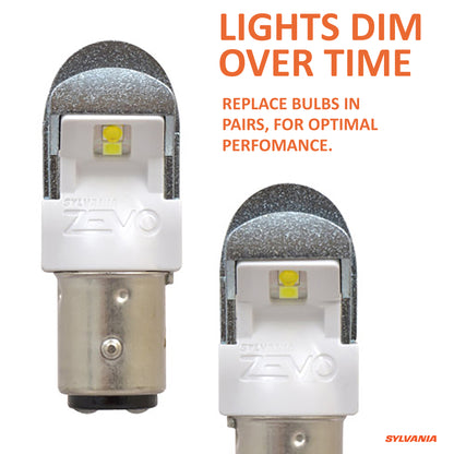 SYLVANIA ZEVO 7528 White LED Bulb, (Contains 2 Bulbs)