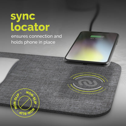 Numi Power Mat ‚Äì 10 W Qi Certified Wireless Charging Mouse Pad