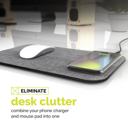 Numi Power Mat ‚Äì 10 W Qi Certified Wireless Charging Mouse Pad