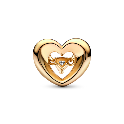Pandora Radiant Heart & Floating Stone Charm,with Gift Box