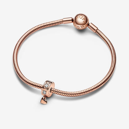 PANDORA Infinite Hearts Sparkling Dangling Clip Charm, With Gift Box