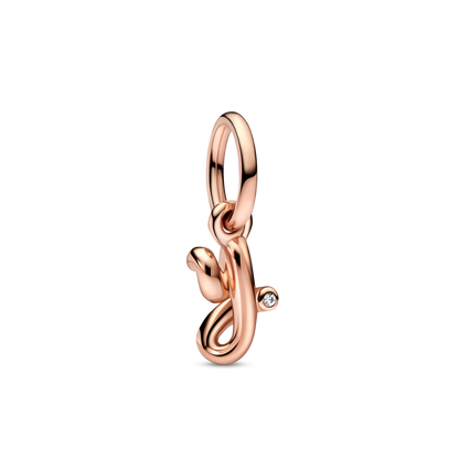 Pandora Letter y Script Alphabet Dangle Charm,with Gift Box