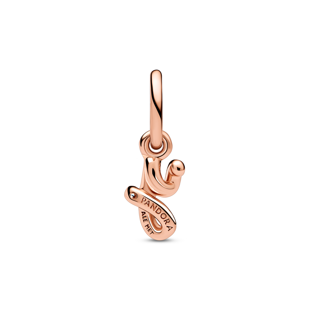Pandora Letter y Script Alphabet Dangle Charm,with Gift Box