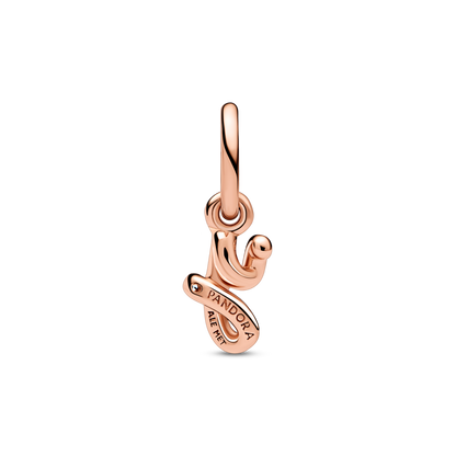 Pandora Letter y Script Alphabet Dangle Charm,with Gift Box