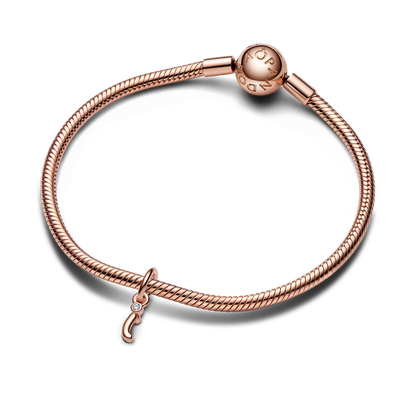 Pandora Letter i Script Alphabet Dangle Charm,with Gift Box