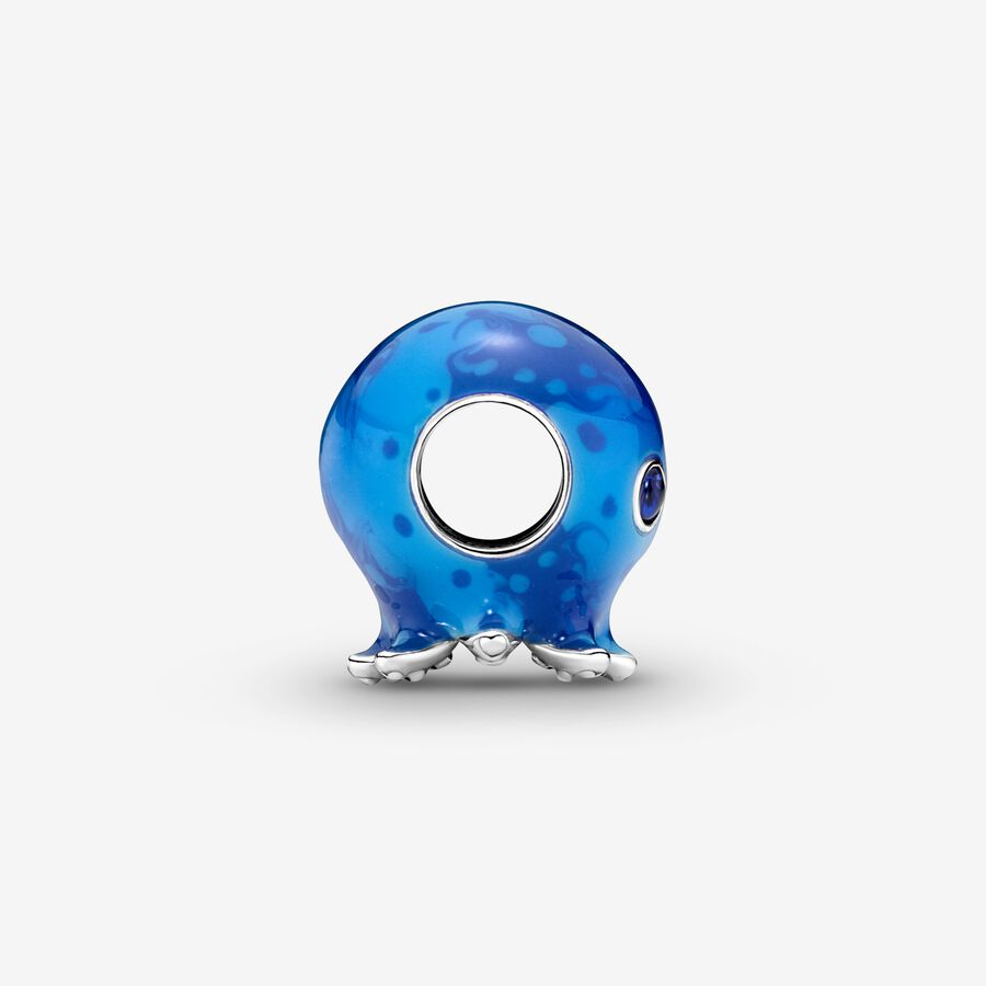PANDORA Ocean Bubbles & Waves Octopus Charm, With Gift Box