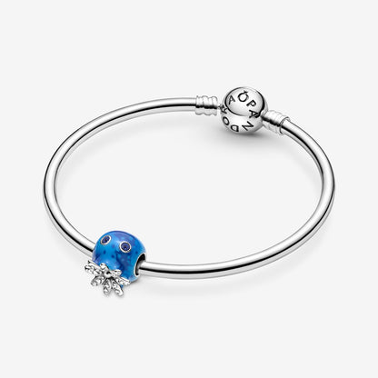 PANDORA Ocean Bubbles & Waves Octopus Charm, With Gift Box