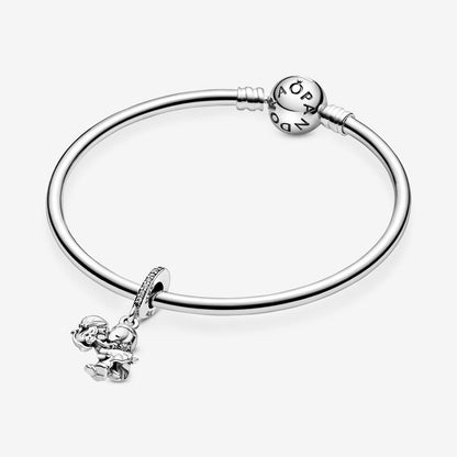 PANDORA Jewelry Married Couple Dangle Charm - Bracelet or Necklace Charm for Women - Sterling Silver with Cubic Zirconia, With Gift Box