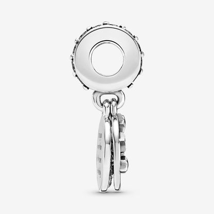 PANDORA Blue Night Sky Crescent Moon & Stars Dangle Charm, 799216C01, With Gift Box