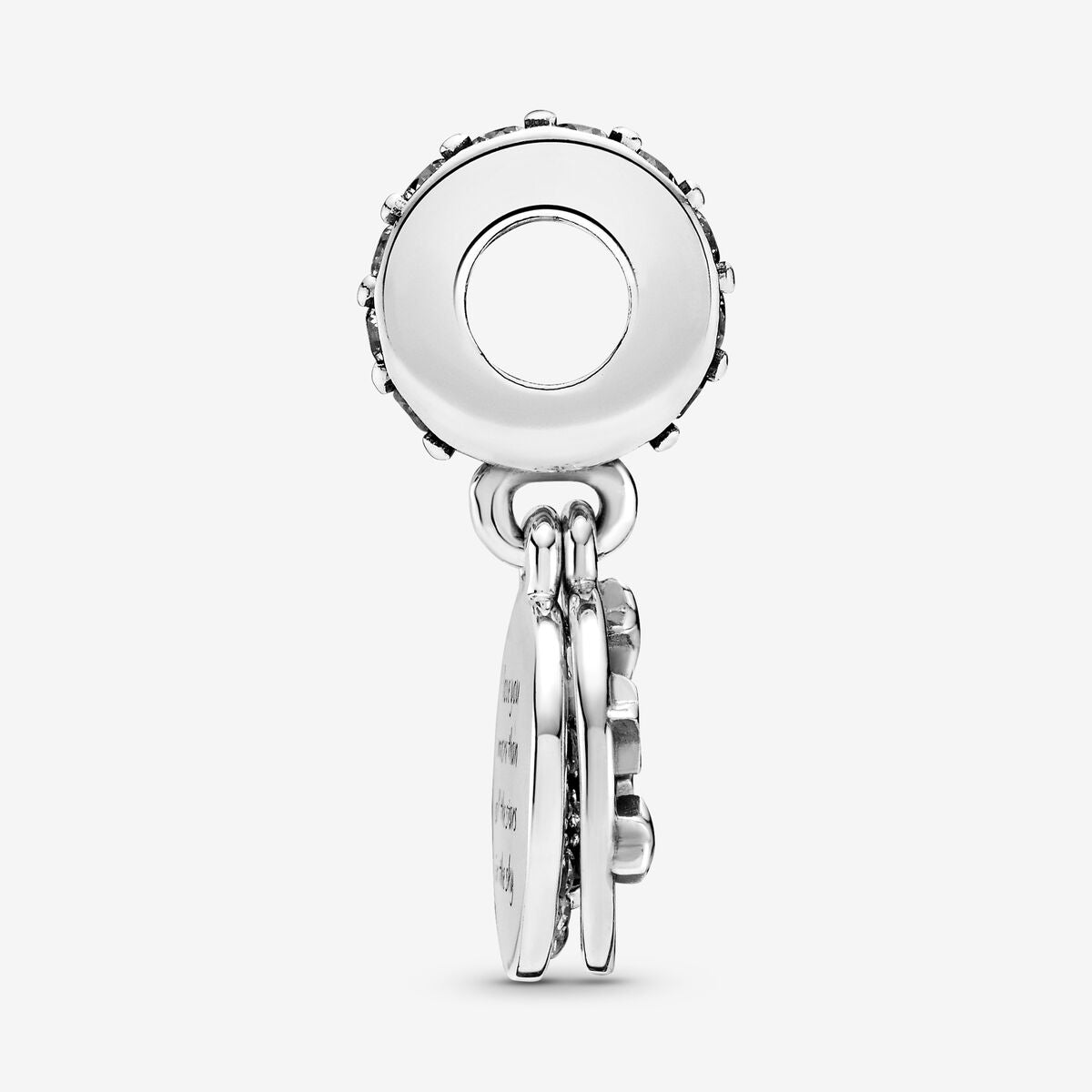 PANDORA Blue Night Sky Crescent Moon & Stars Dangle Charm, 799216C01, With Gift Box