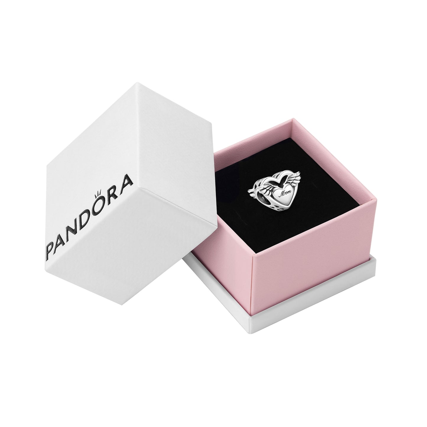 PANDORA Angel Wings & Mom Charm, With Gift Box
