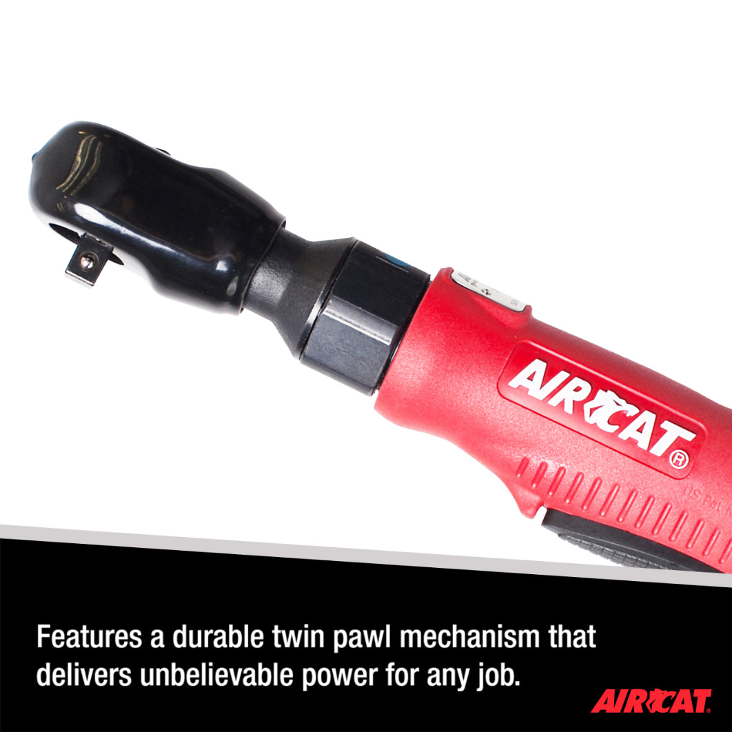 AIRCAT 802 3/8-Inch Composite Ratchet Wrench 70 ft-lbs