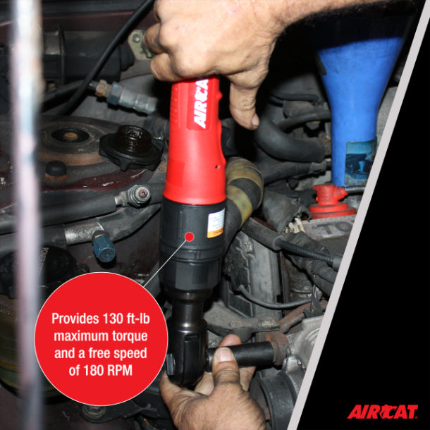 AIRCAT 805-HT 3/8-Inch High Torque Ratchet Wrench 130 ft-lbs