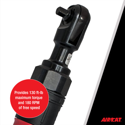 AIRCAT 805-HT-5 1/2-Inch High Torque Ratchet Wrench 130 ft-lbs