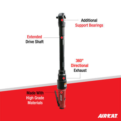 AirCAT 808-15-25 1/4"" 15"" extended ratchet 30 ft-lb 200 RPM