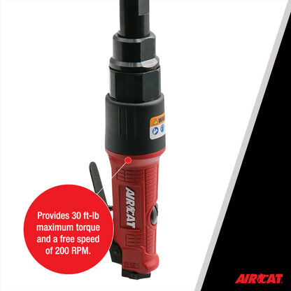 AirCAT 808-15-25 1/4"" 15"" extended ratchet 30 ft-lb 200 RPM