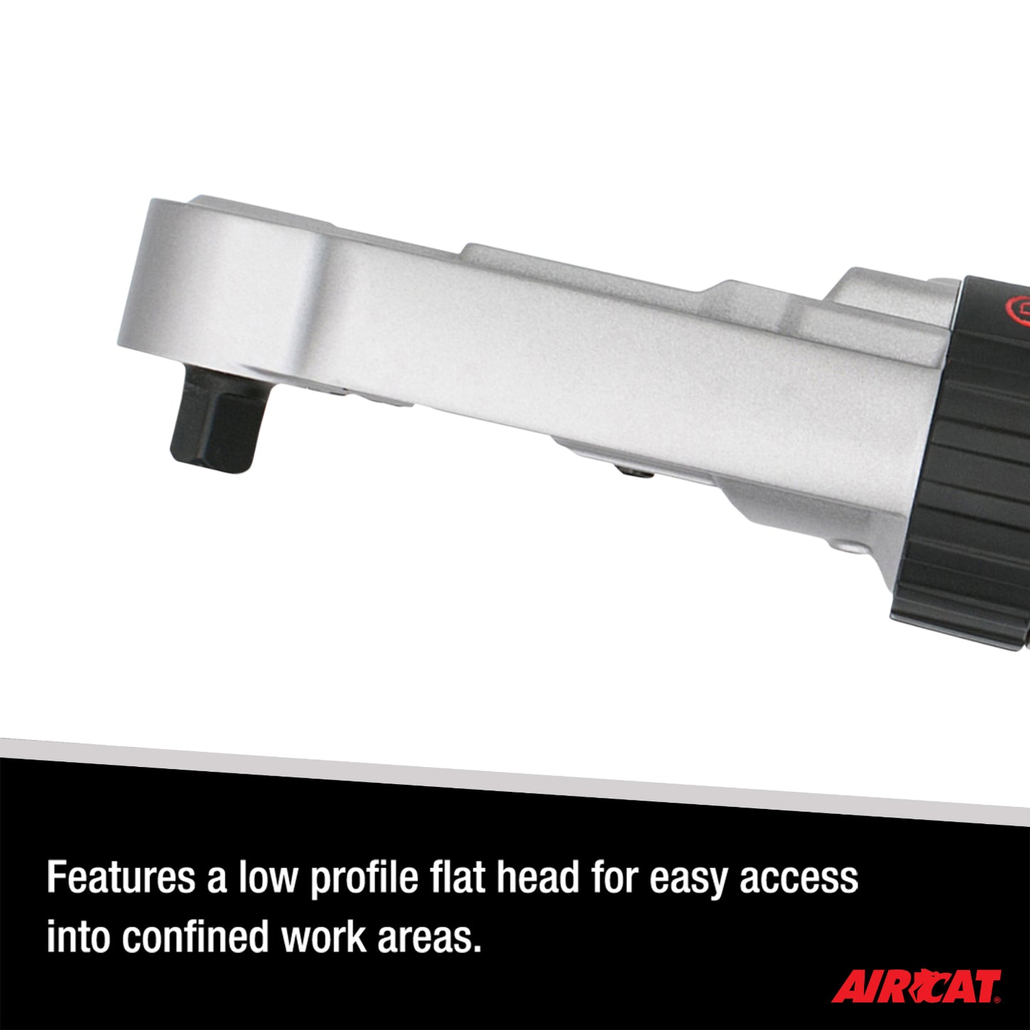 AIRCAT 809-SH 3/8" Sealed Flat Head Ratchet 70 ft-lb