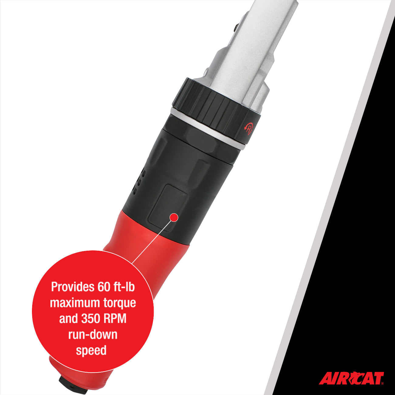 AIRCAT 809-SH 3/8" Sealed Flat Head Ratchet 70 ft-lb