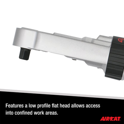 AIRCAT 809-SH-5: 1/2-Inch Sealed Flat Head Ratchet 350 RPM, 60 ft-lbs Maximum Torque