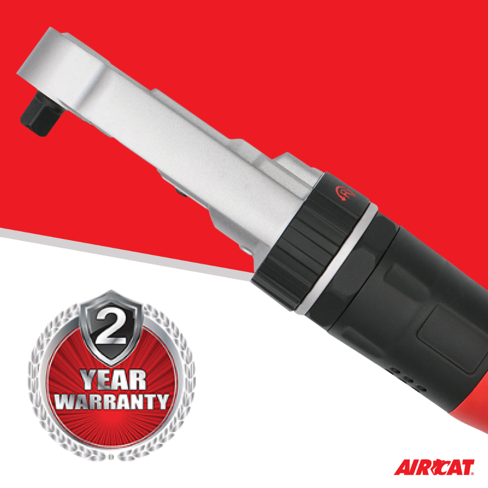 AIRCAT 809-SH-5: 1/2-Inch Sealed Flat Head Ratchet 350 RPM, 60 ft-lbs Maximum Torque