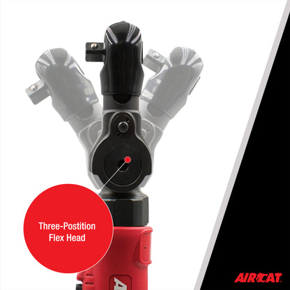 AirCat 811: 3/8"" Flex Head Ratchet