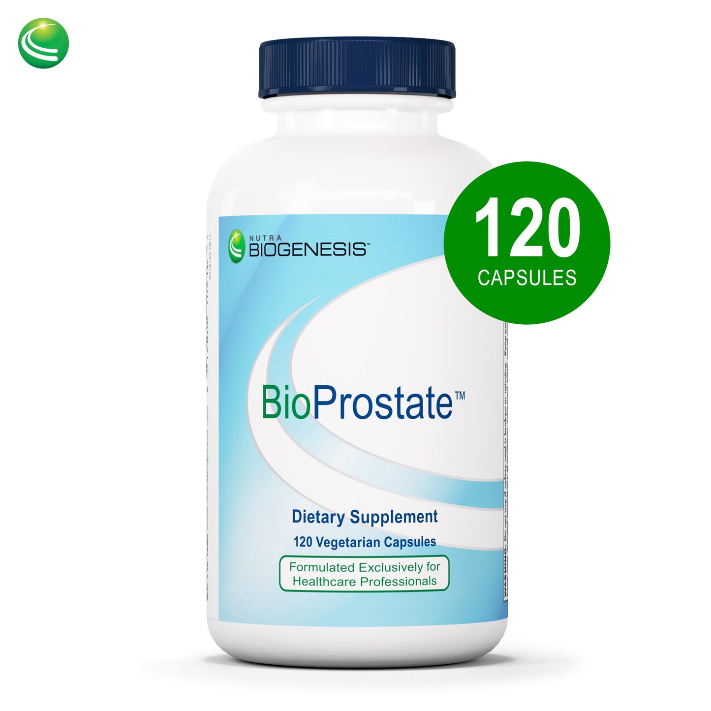 Nutra BioGenesis - BioProstate - Saw Palmetto, Beta-Sitosterol and Lycopene for Prostate Health and Urinary Tract Support - Gluten Free, Vegan - 120 Capsules