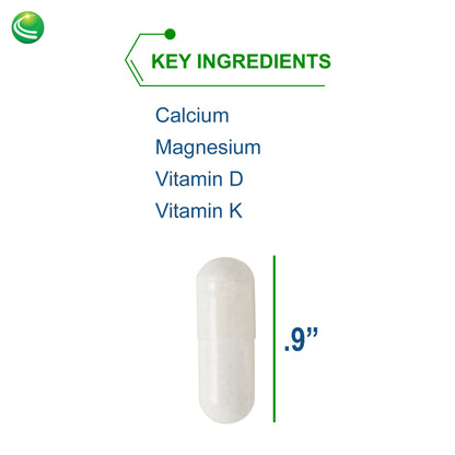 Nutra BioGenesis - Osteogenesis ES - Calcium, Magnesium, Vitamin D and Vitamin K for Bone Strength and Support - 240 Capsules